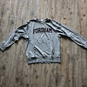Fordham University Rowing Crewneck Gray